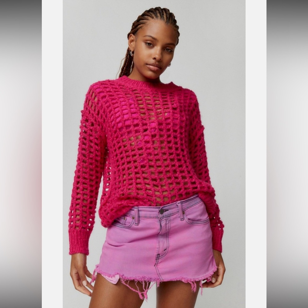Urban Outfitters Sweater Osaka Open-Knit Pullover